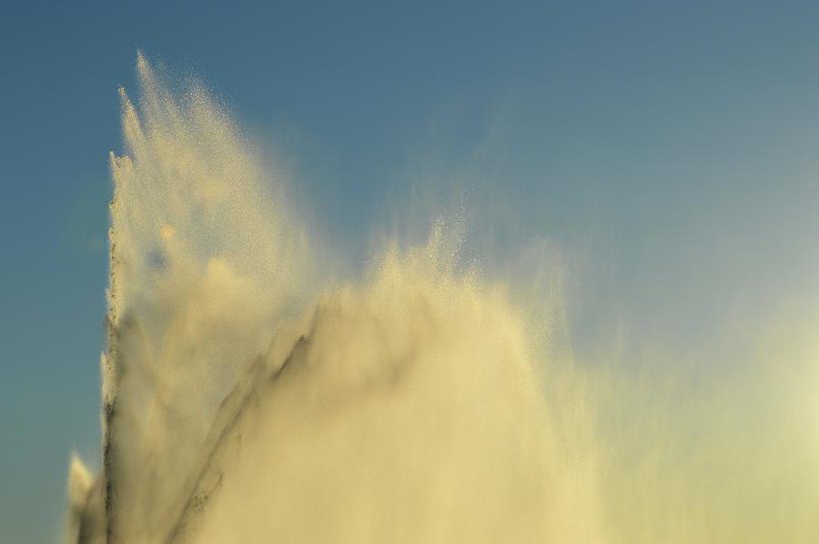Fountain Spray  Photograph by Lyle Crump