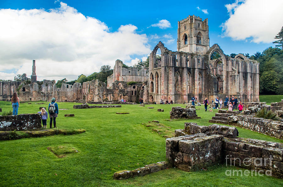 Fountains Abbey Photograph by Chris Horsnell