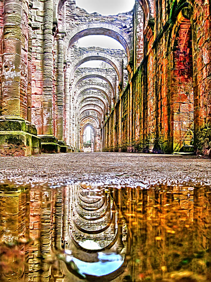 Fountains Abbey Photograph by Gouzel -