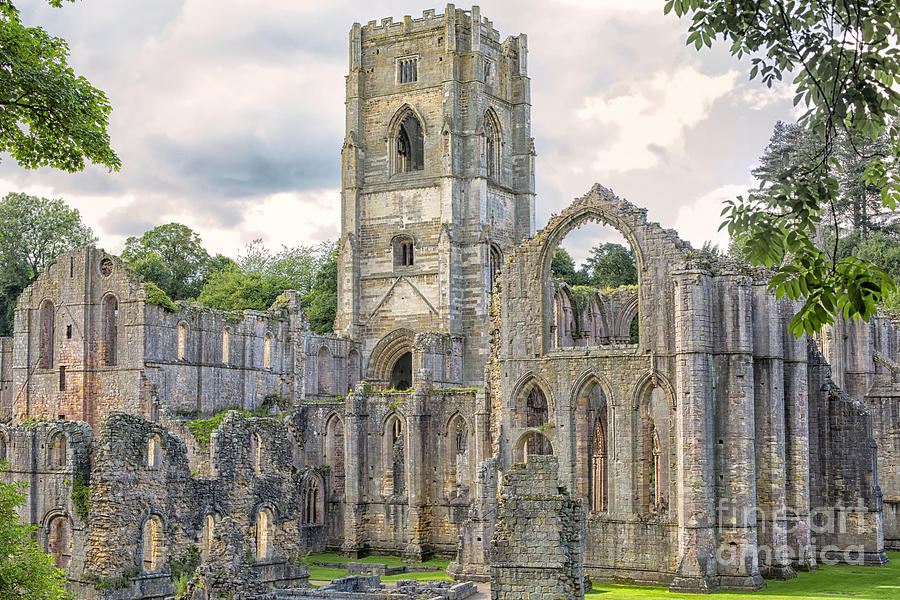 Fountains Abbey Yorkshire Photograph by Patricia Hofmeester
