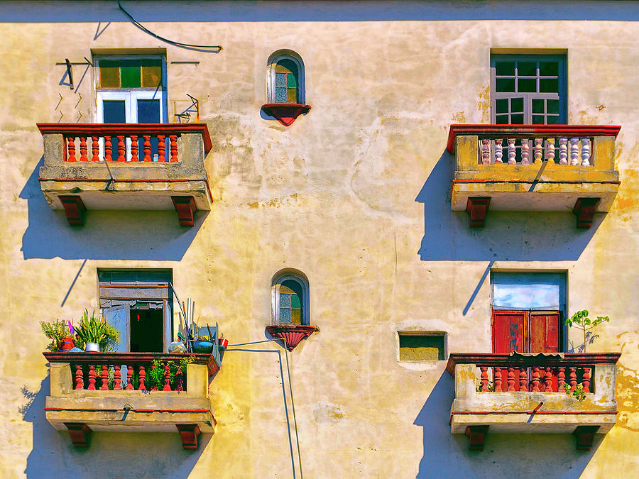 Four Balconies Photograph by Dominic Piperata