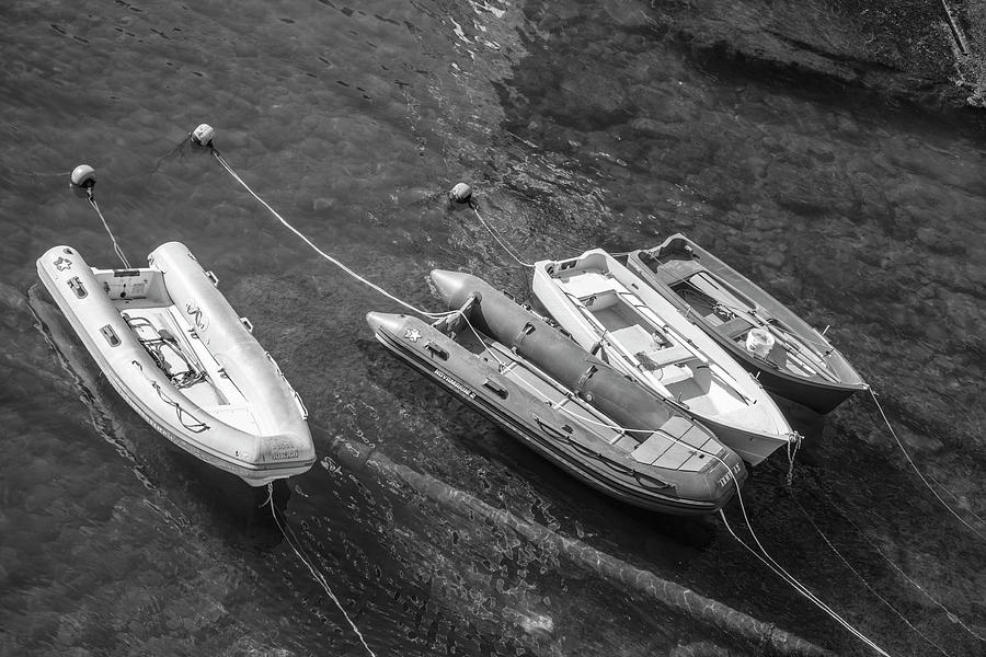 Four Boats in Italy  Photograph by John McGraw