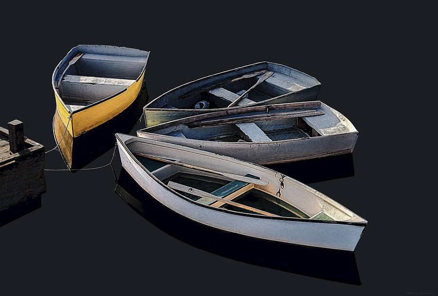 Four Dinghies Photograph by Marty Saccone
