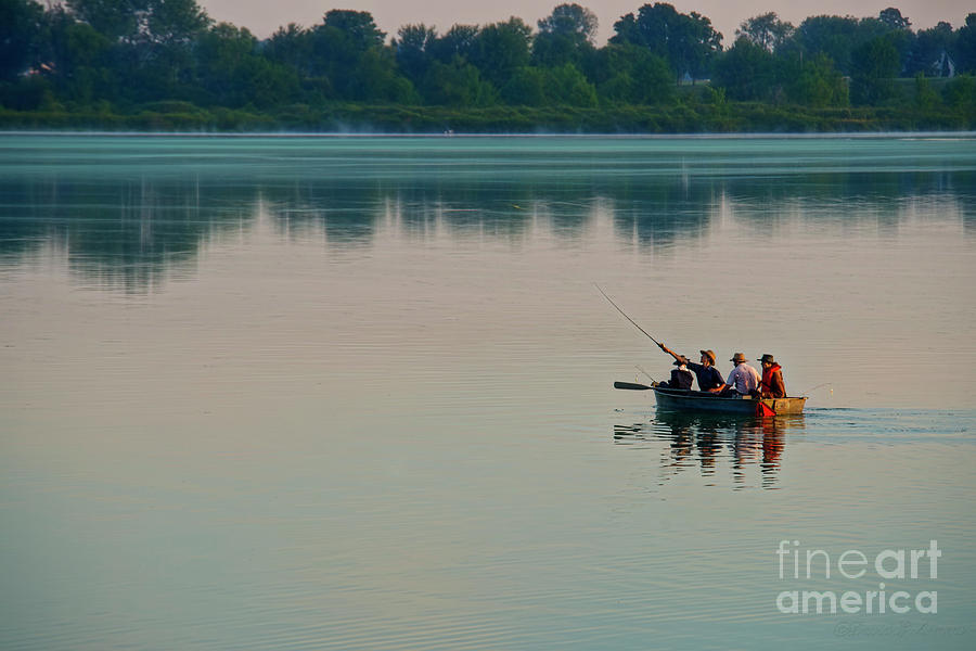 Four Fishermen Early Morning Photograph by David Arment