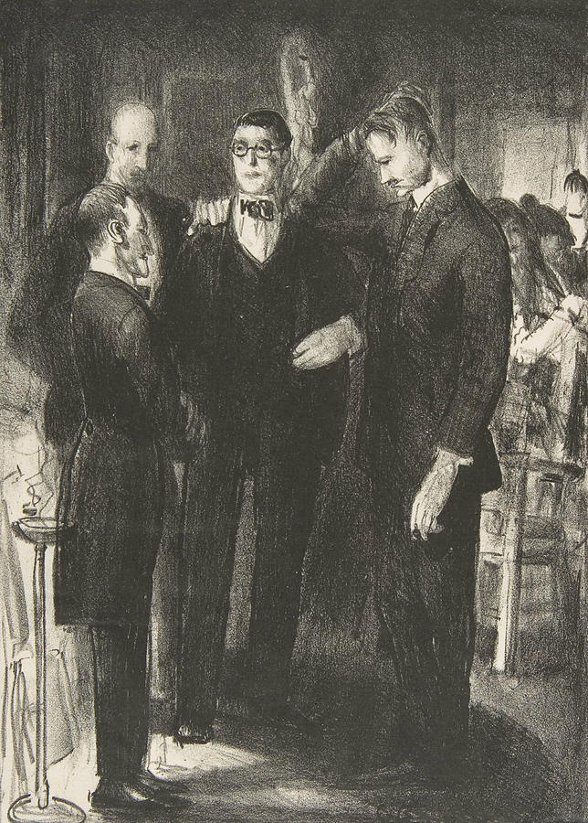 Four Friends, First State Relief by George Bellows