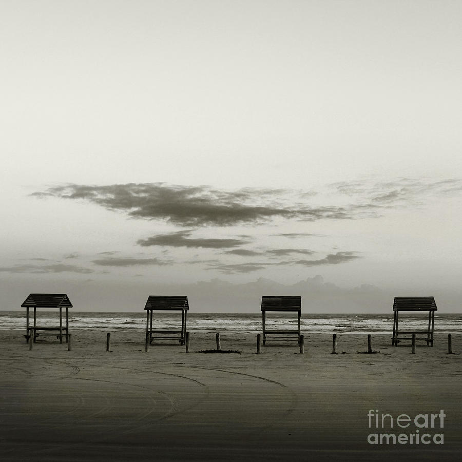 Four On the Beach Photograph by Sebastian Mathews Szewczyk