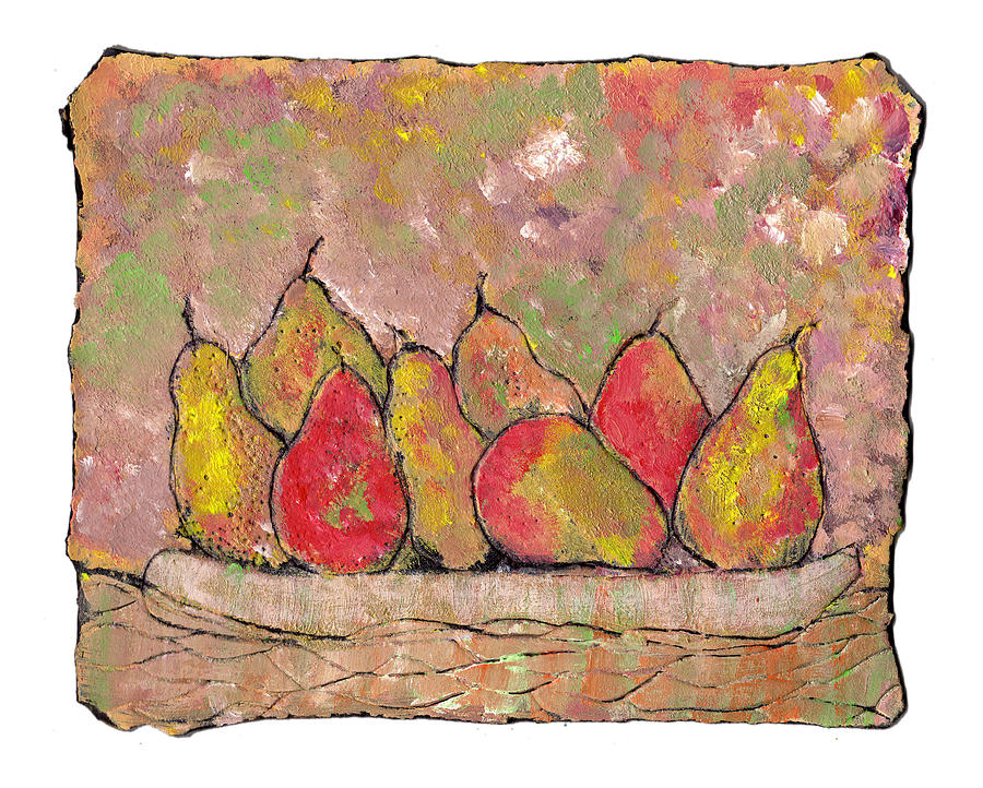 Four Pair of Pears Painting by Wayne Potrafka