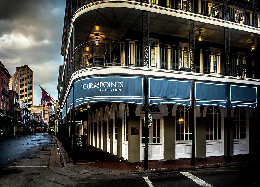 Four Points On Bourbon Street Photograph by Greg and Chrystal Mimbs