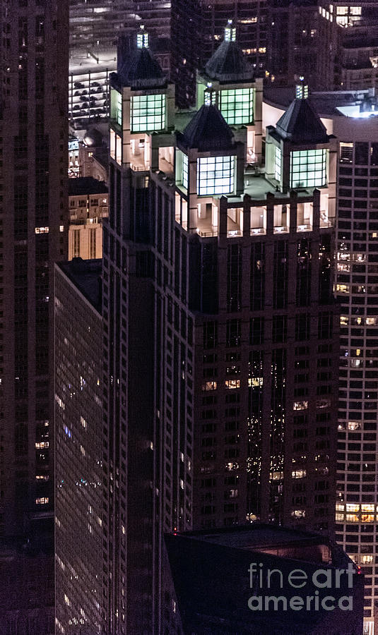 Four Seasons Hotel Chicago Aerial Photograph by David Oppenheimer
