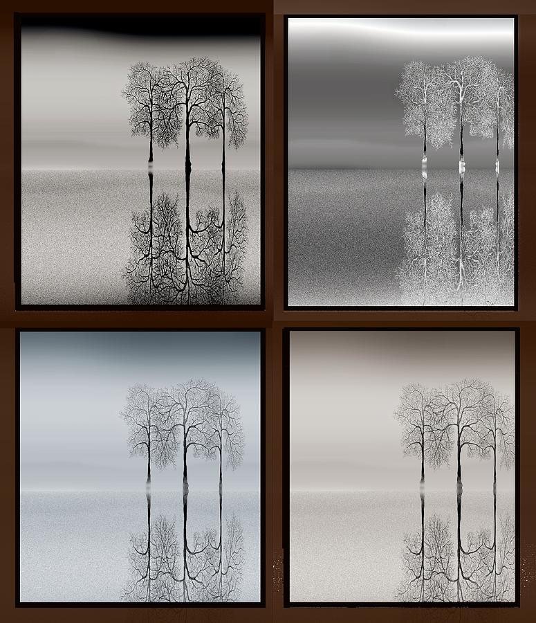 Four Seasons Digital Art by Tony Kroll