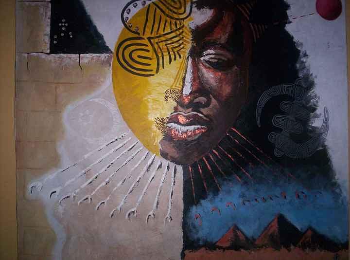 Four Mixed Media by Yaqub Tate Four Mixed Media by Yaqub Tate