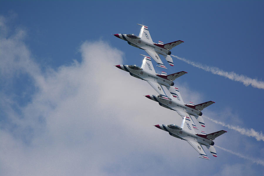 Four Thunderbirds 2 Photograph by Raymond Salani III