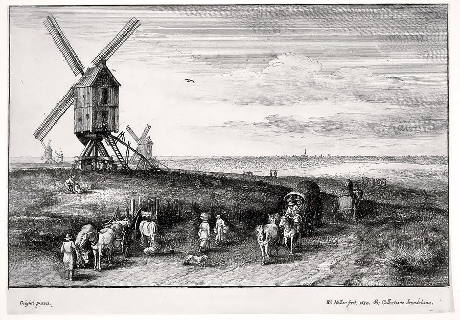 Four Windmills 1650 ad                       Photograph by S Paul Sahm