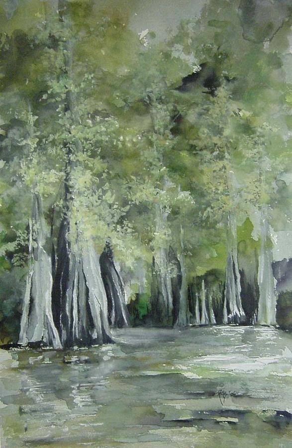 Fourche Creek Study Painting by Robin Miller-Bookhout