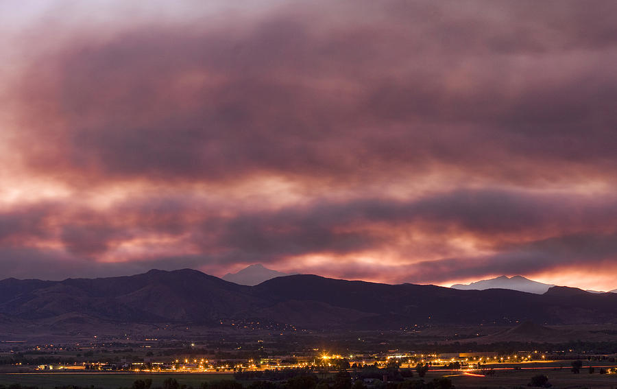 Fourmile Canyon Labor Day Boulder County Wildfire Smoke North Sky Panorama Photograph
