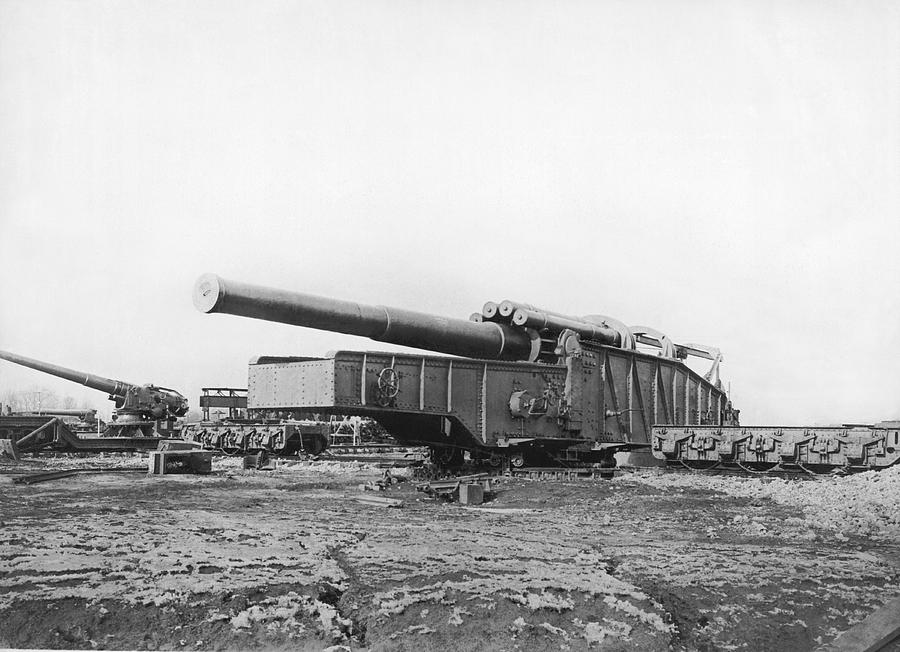 Fourteen Inch Gun Photograph by Underwood Archives