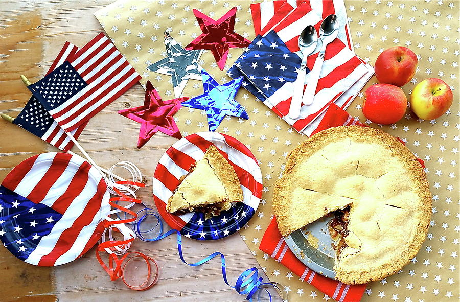 Fourth of July Apple Pie Photograph by Caroline ReyesLoughrey Fine