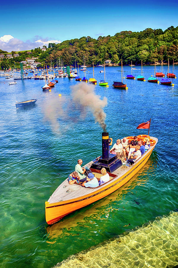 Fowey steamboat in Cornwall Photograph by Chris Smith