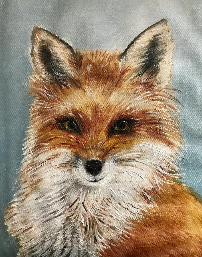 Fox Painting by Elizabeth Schultz - Fine Art America