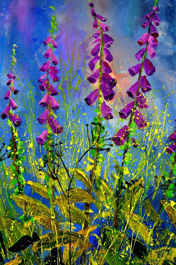 Fox Gloves Painting