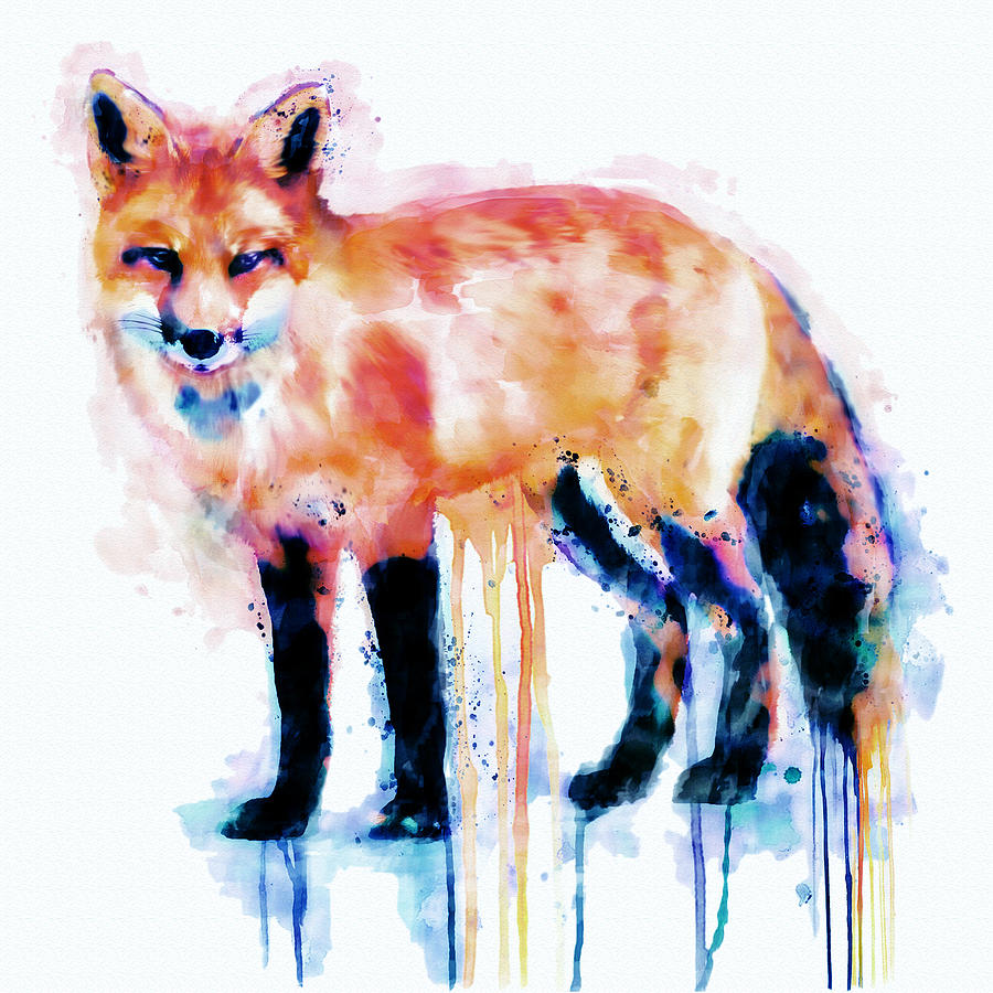 Fox Painting - Fox  by Marian Voicu