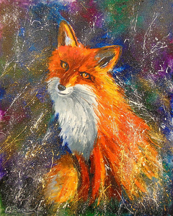 Fox Painting by Olha Darchuk - Fine Art America