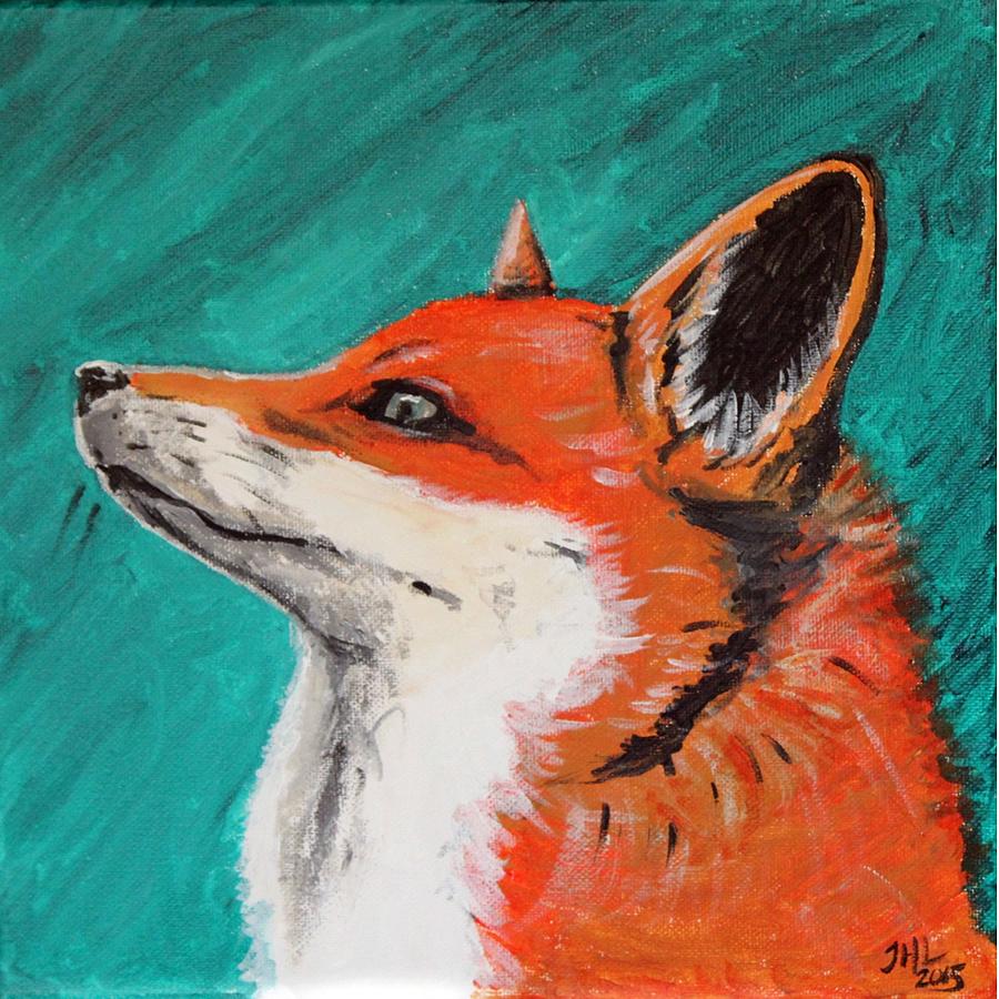 Fox One Painting by Jamie Hadden Langley - Fine Art America