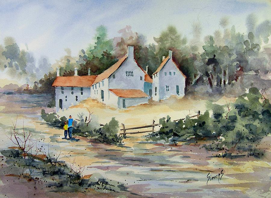 Fox Point Farm Painting by Sam Sidders