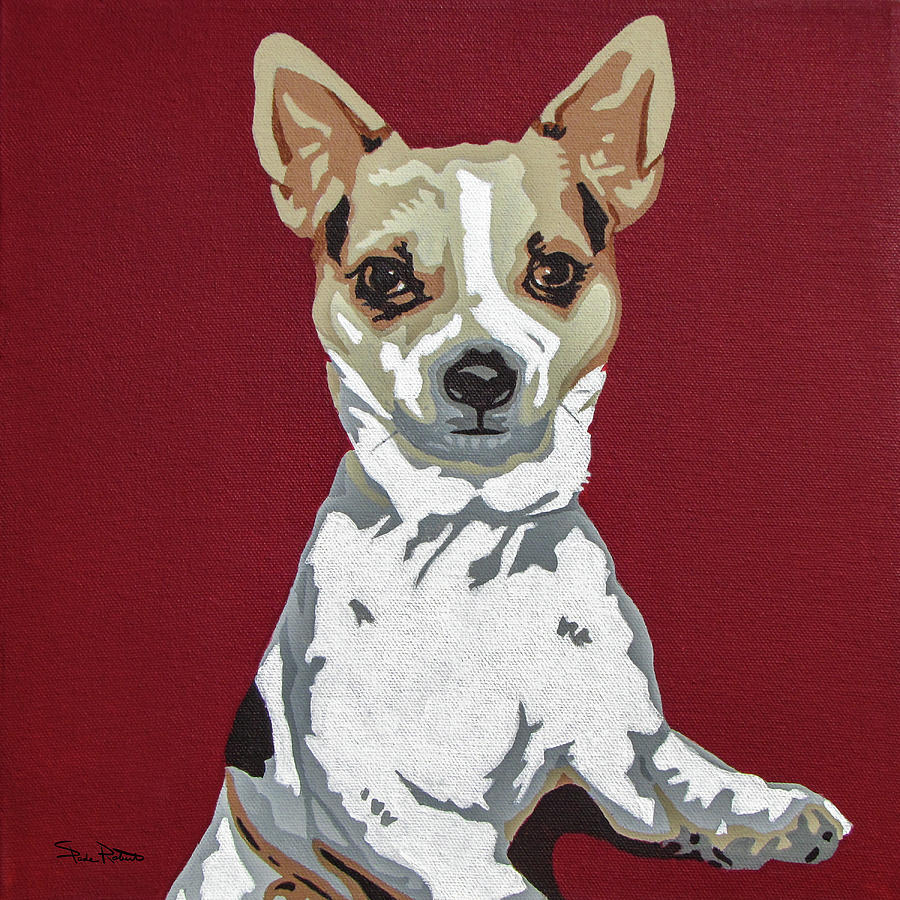 Dog Painting - Fox Terrier by Slade Roberts