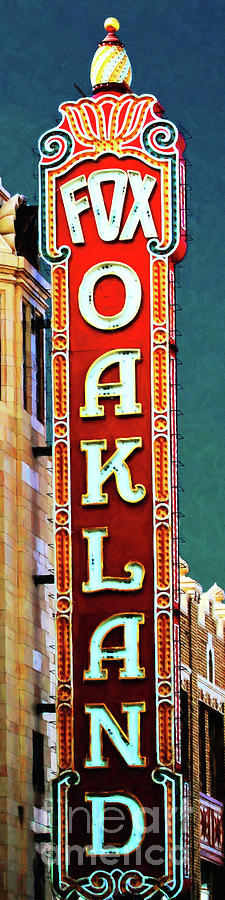 Fox Theater in Oakland California 7D6737 long Photograph by Wingsdomain Art and Photography