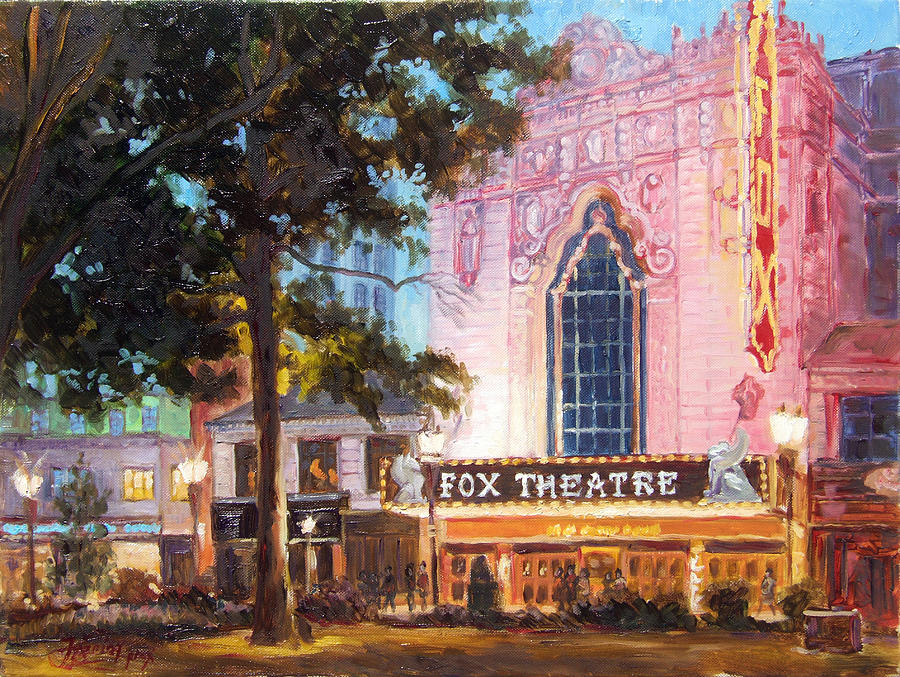 Fox Theatre in St.Louis Painting by Irek Szelag
