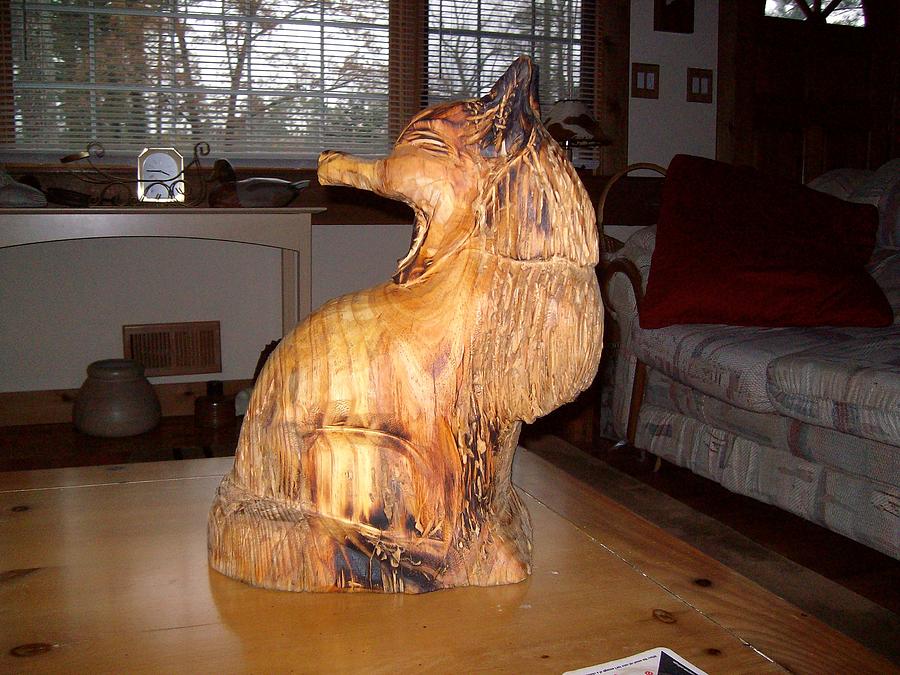 Fox Wood Carving. 