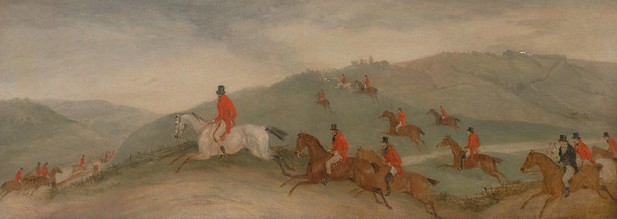Foxhunting - Road Riders or Funkers Painting by Richard Barrett Davis
