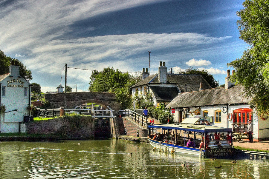 Foxton Locks Staircase, Bridge 61 Photograph by Colin Bailey - Fine Art ...