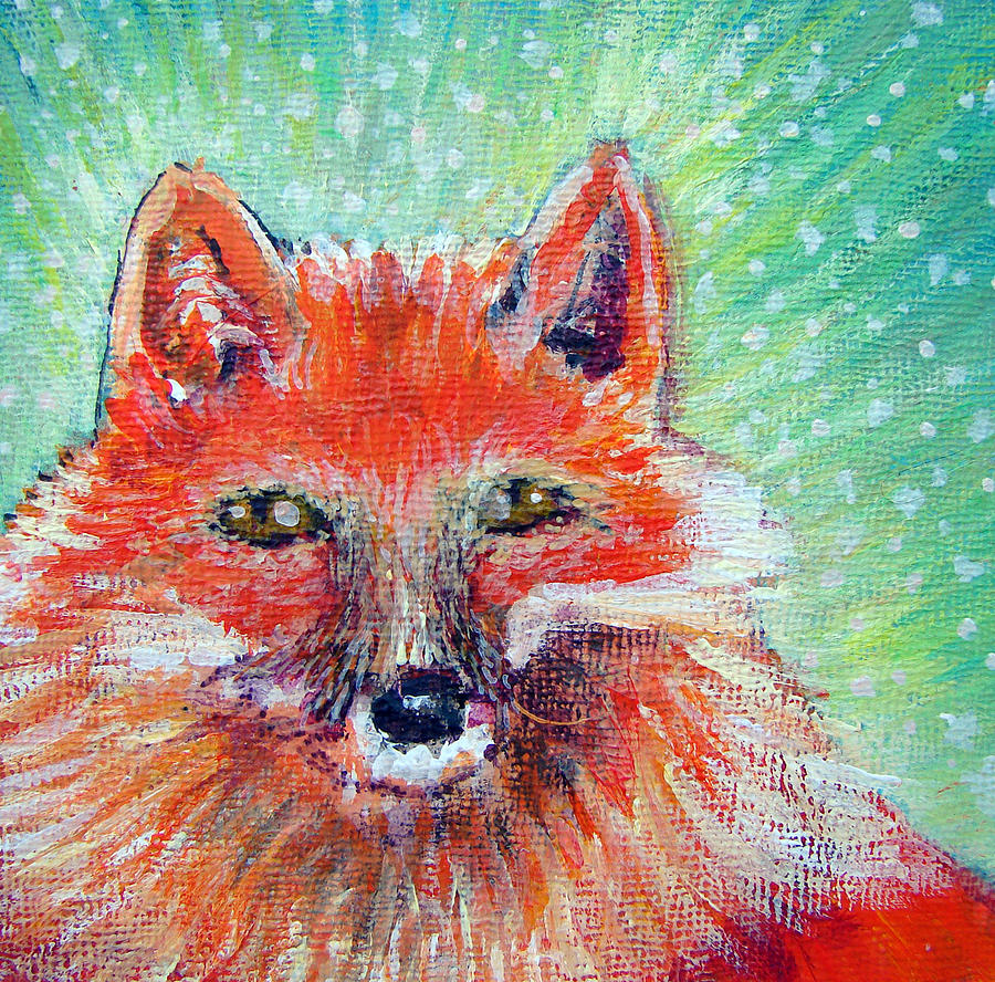 Foxy Painting by Ashleigh Dyan Bayer