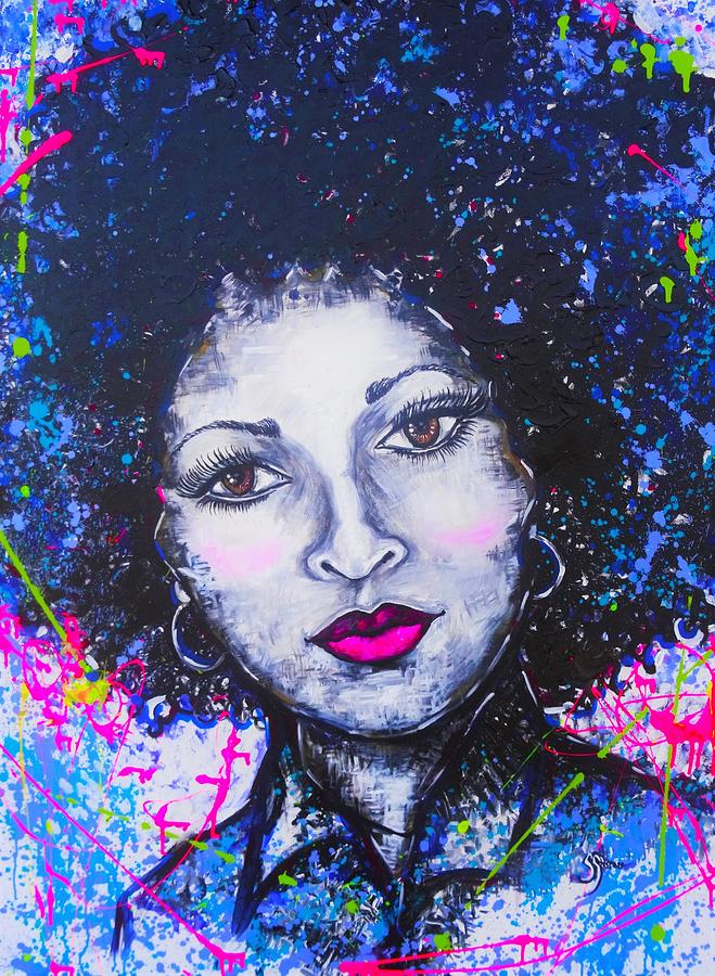 Foxy Brown Painting by Shuanteya Sherman - Fine Art America