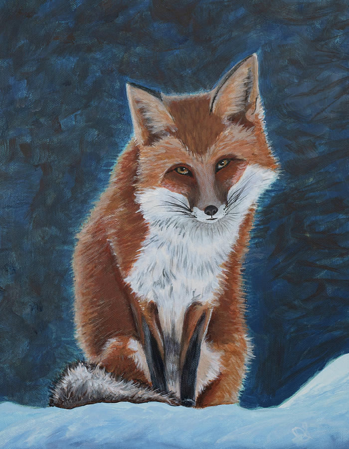 Foxy Painting by Diane St Amant - Fine Art America