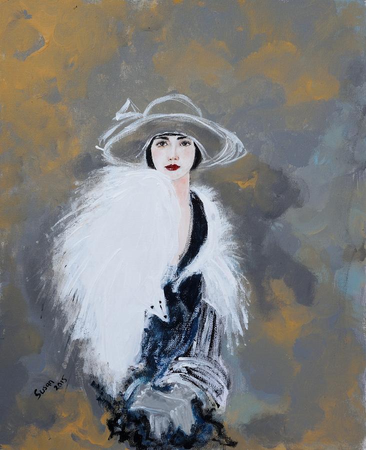 Foxy Lady Painting by Susan Adams