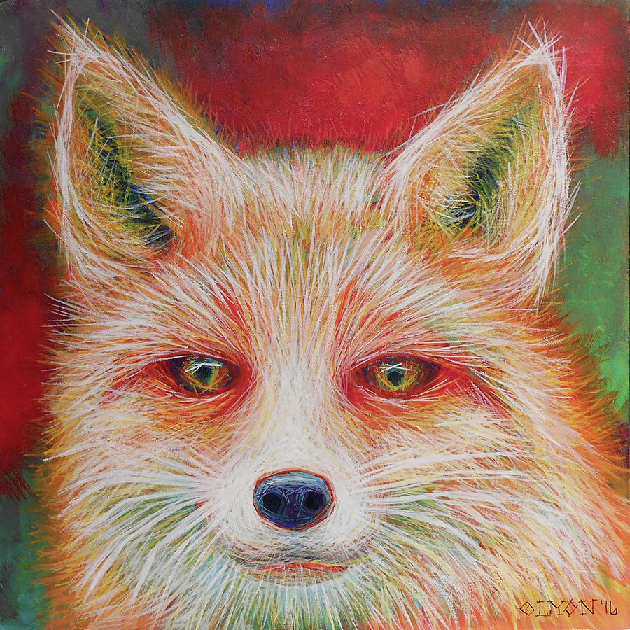 Foxy-Loxy Painting by Angela Treat Lyon