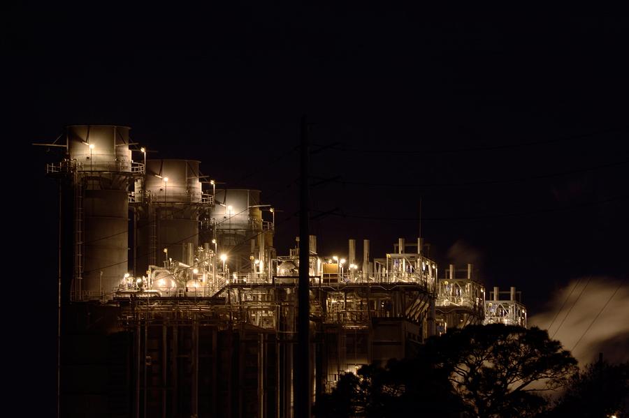 FPL Natural Gas Power Plant  Photograph by Bradford Martin