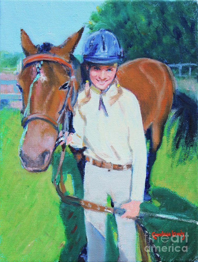 Pony Love Painting by Candace Lovely
