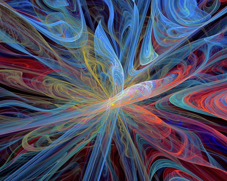 Fractal abstract Digital Art by Lilia S