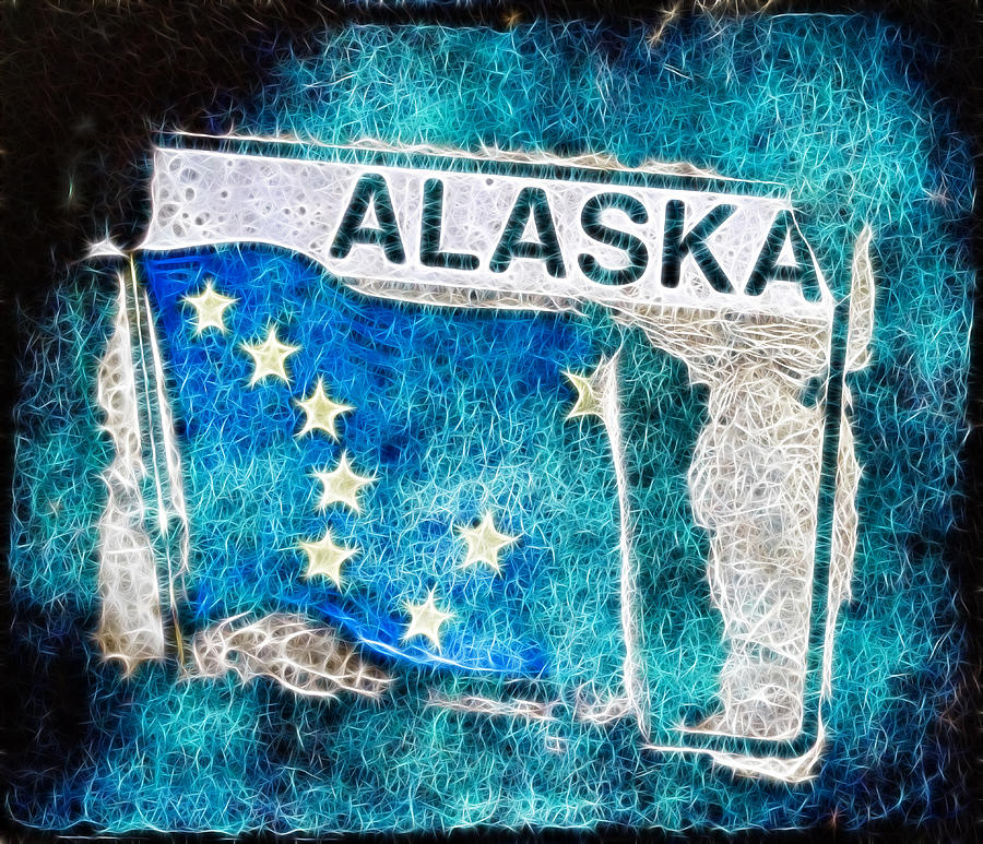 Fractal Alaska Photograph by Kathy Clark