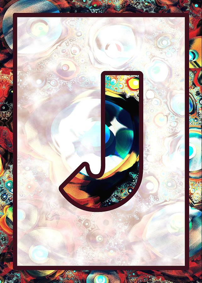 Fractal - Alphabet - J is for Jewelry Digital Art by Anastasiya Malakhova