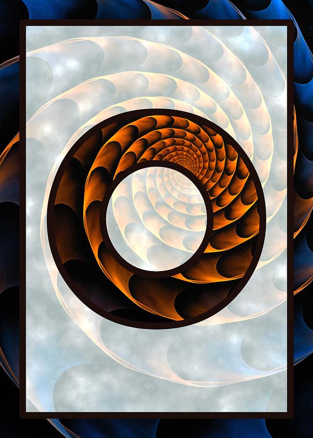 Abstract Digital Art - Fractal - Alphabet - O is for Out of Reach by Anastasiya Malakhova