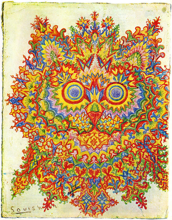 Decorative Cats Painting by Louis Wain - Fine Art America