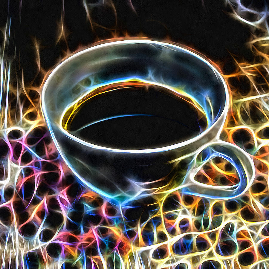 Fractal coffee energy Digital Art by Matthias Hauser