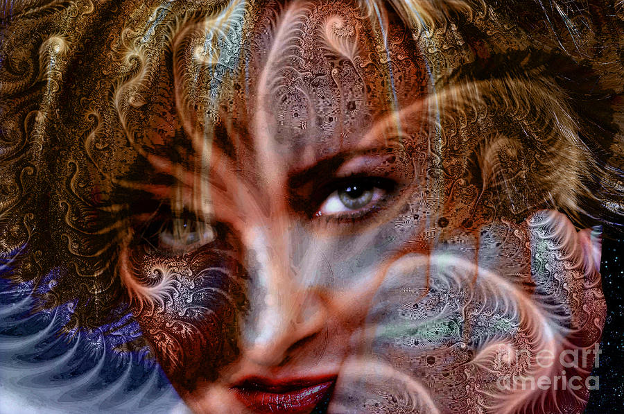 Fractal Eyes Digital Art by Clayton Bruster
