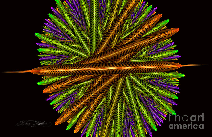 Fractal Feathers Digital Art by Melissa Messick