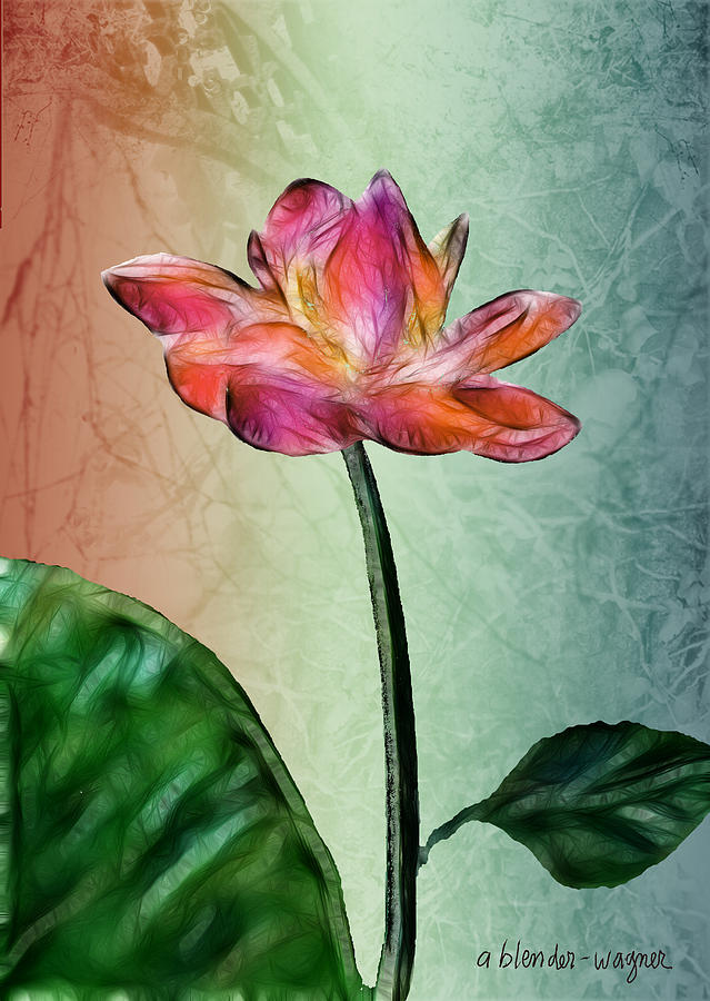 Fractal Flower Digital Art by Arline Wagner